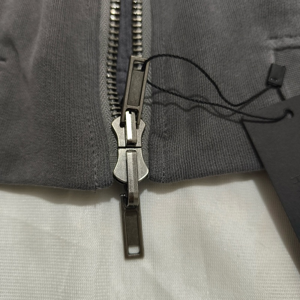 Haider Ackermann Dark Gray Zip-Up Jacket - Picture 5 of 10